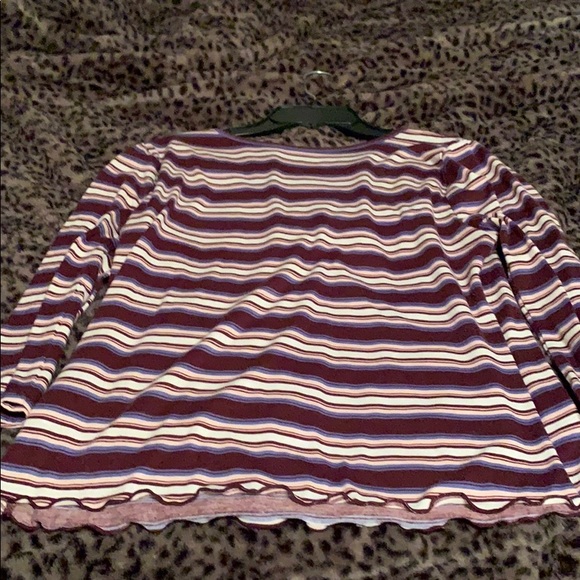Striped crop shirt - Picture 3 of 3